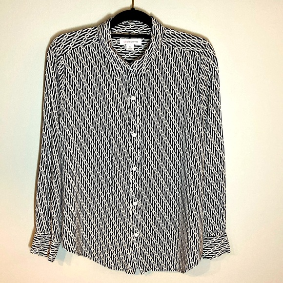 Liz Claiborne Button Down Long Sleeve - Picture 1 of 6